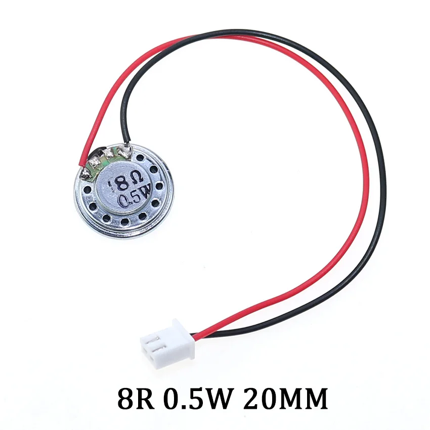 Ультратонкий динамик 0 5 Вт 1 2 8R 32R Диаметр динамика 20 мм 23 26 28 30 32 36 40 50 с клеммной