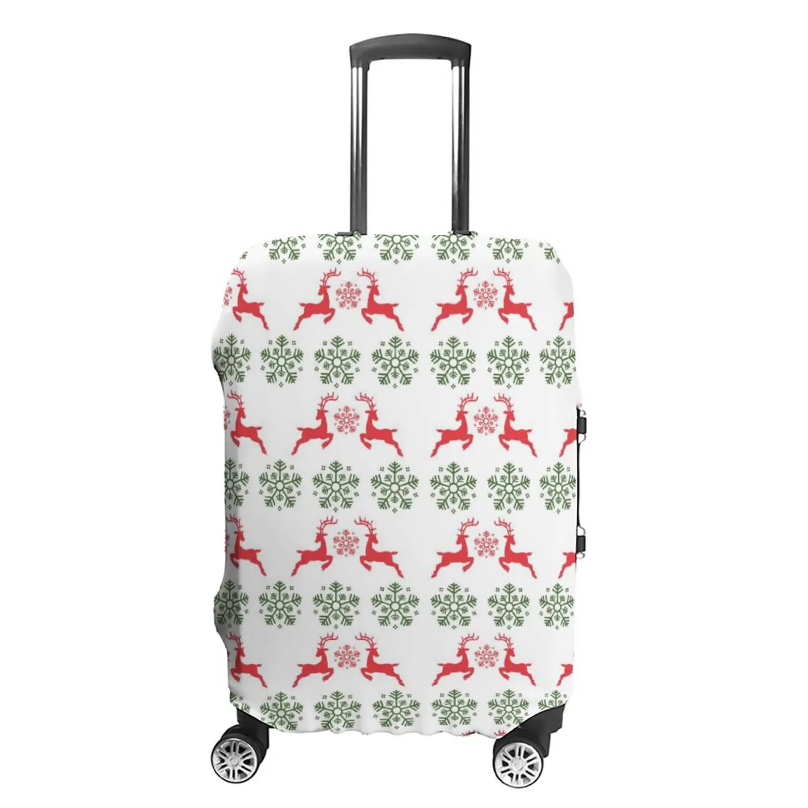 Christmas snowflakeTrolley Case Cover Luggage Protector Suitcase Cover Luggage Covers Luggage Storage Covers Luggage Supplies