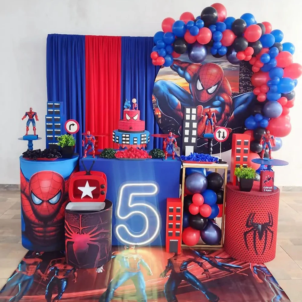 

1Set Marvel Superhero Spiderman Foil Balloon Arch Garland Kit 32inch 1-9 Number For Baby Shower Kids Birthday Decors Globos