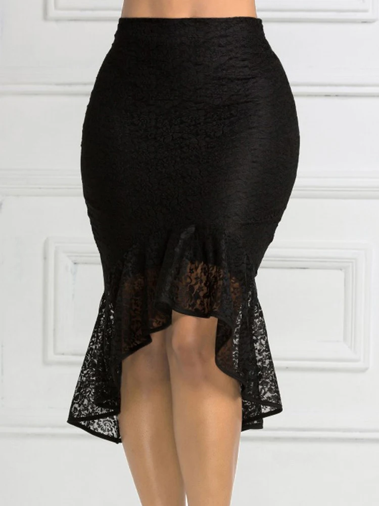 Asymmetrical Xxl Xl Big Size Jupe Women's Fashion 2023