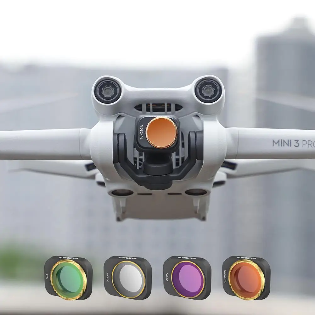 

Camera Lens Filter Kit Compatible For DJI Mini 3 Pro MCUV CPL ND8 ND16 ND32 ND/PL Filter Kit Drone Accessories