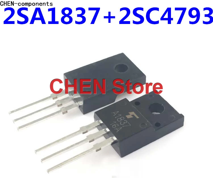 5 пар, новые оригинальные A1837 C4793 2SA1837 2SC4793 TO-220