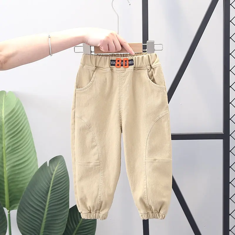 

New Spring Autumn Baby Clothes Children Boys Girls Long Pants Toddler Casual Clothing Infant Cotton Kids Tracksuits 0-5 Years