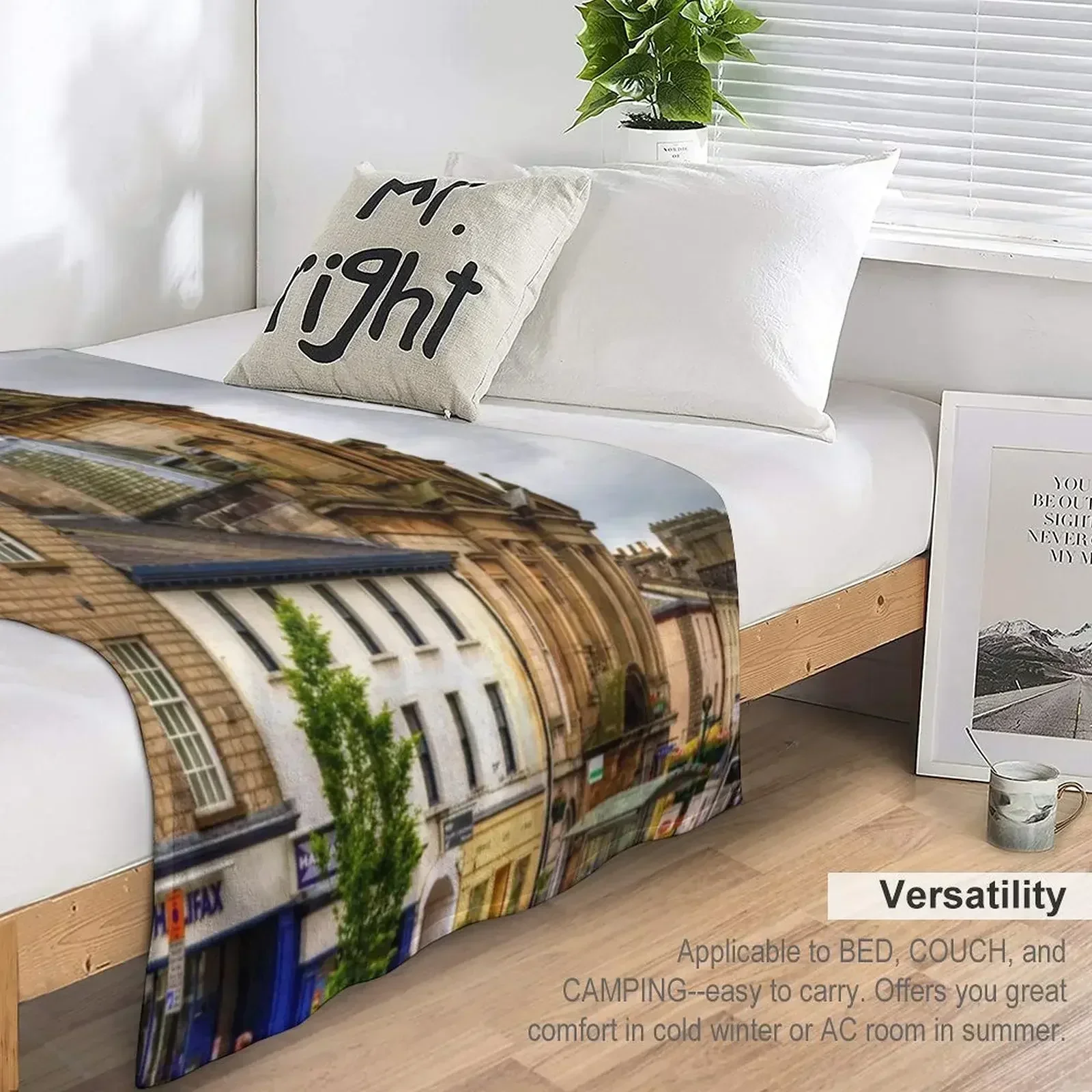 Одеяло Kendal Town Hall для декоративного дивана ретро-одеяла