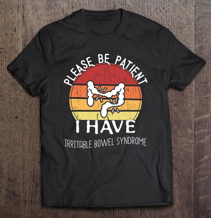 

Рубашка Ibs с изображением синдрома раздраженного кишечника, забавные мужские футболки Ibs, Мужская футболка оверсайз, футболка, блузка без ри...
