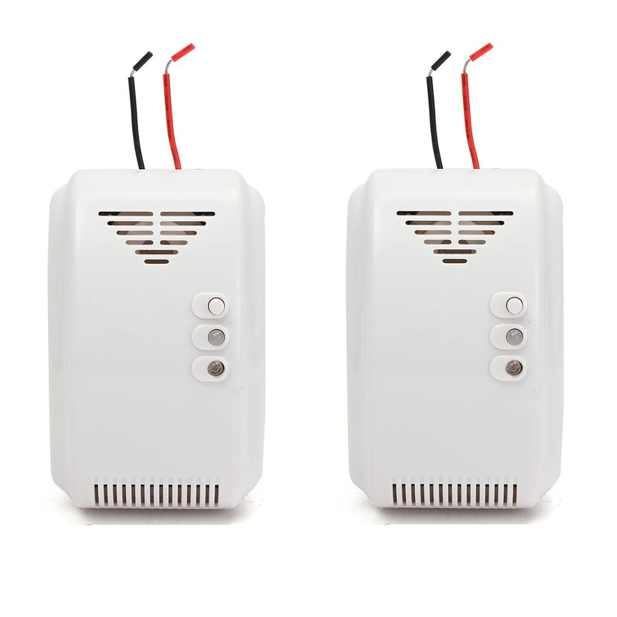 

2Pcs 12V LPG Propane Butane Combustible Gas Leak Alarm Detector Sensor LED Flash Alarm Sound Motor Alarm Home Security Safety GT