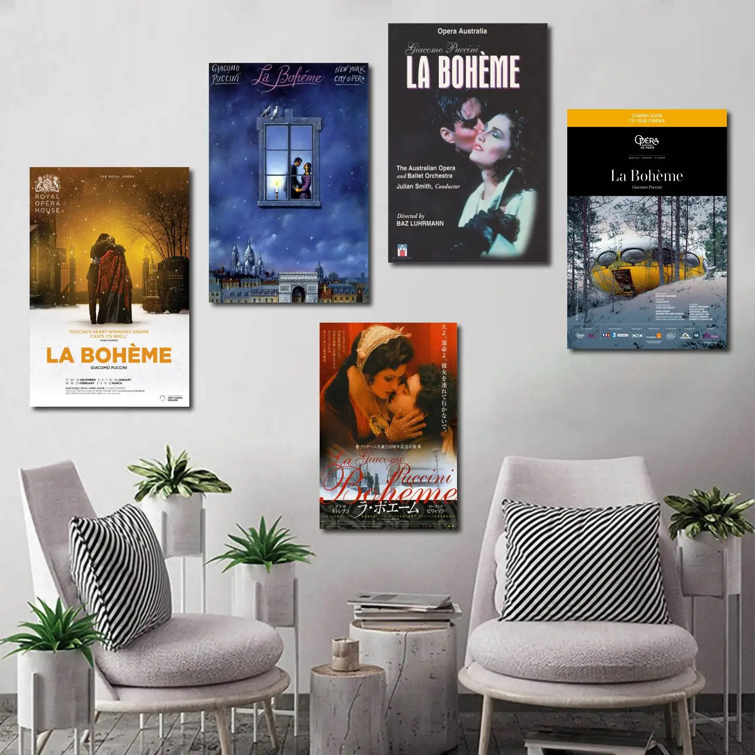 

la boheme poster Decorative Painting 24x36 Canvas Poster Wall Art Living Room Posters Bedroom Painting