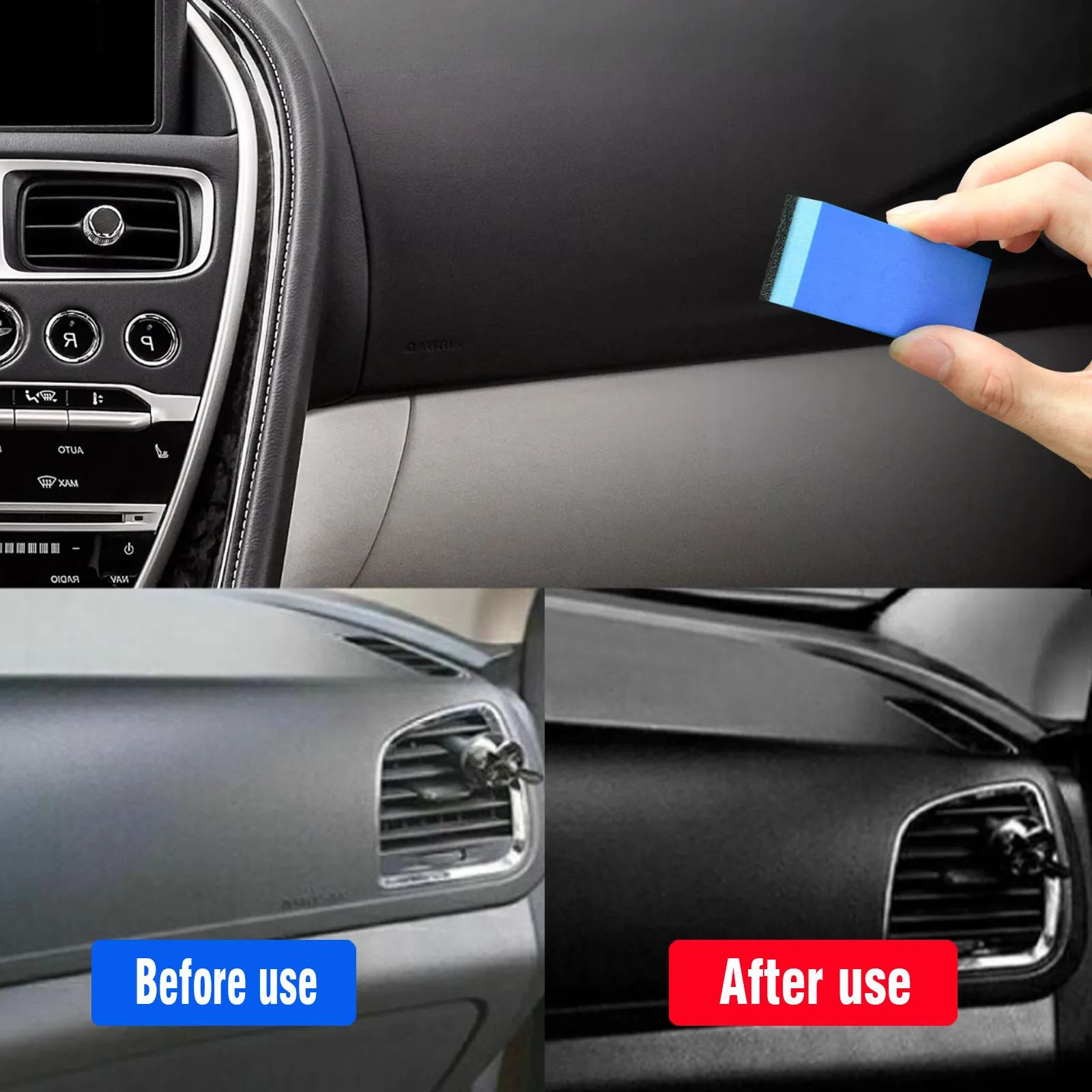 

Refurbishing Agent For Automotive Interior Wax Instrument Plastic Parts 10ML