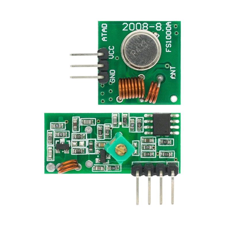 ASK 433Mhz RF Wireless Transmitter Module and Receiver Kit 5V DC For Arduino Raspberry Pi Diy