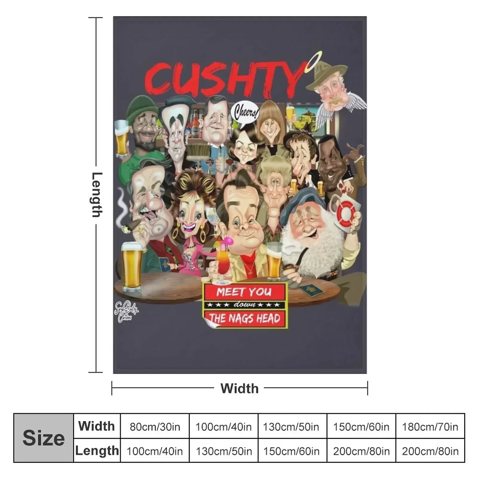 Коллективное одеяло Down the Nags Head Очень большие одеяла для диванов