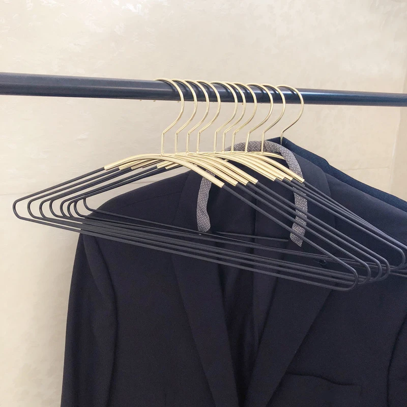 

Coat Hangers with Non Slip Grooves Stainless Steel Hangers Heavy Duty Space Saving Clothing Hanger for Daily Life Use RE