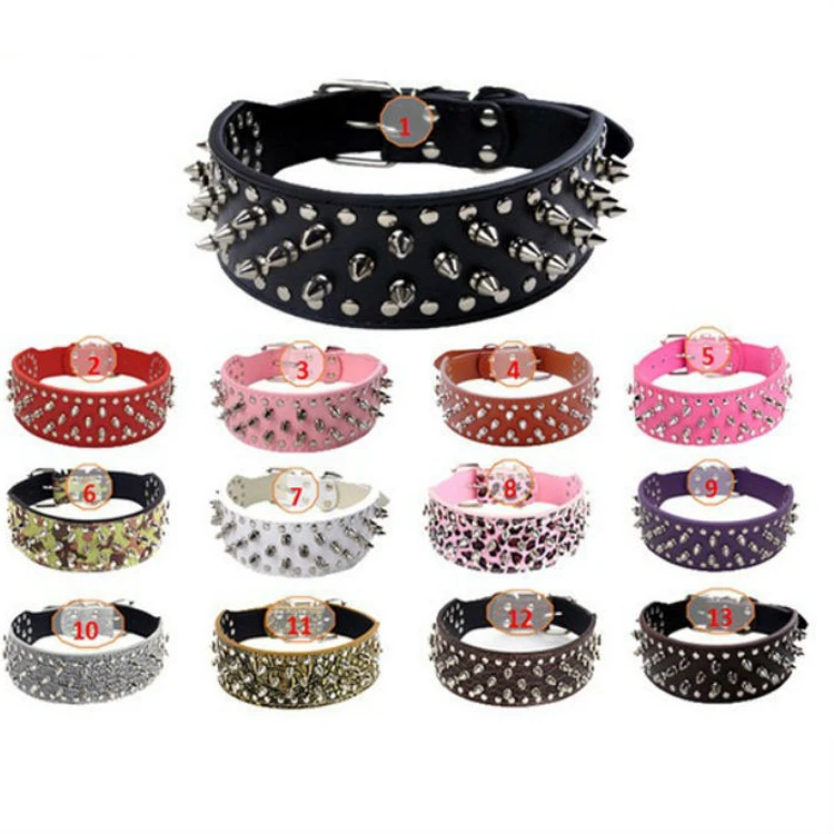 

Dog Collar Bulldog Willow Nail Collar Neck Collar Border Pasture Fighting Neck Collar Anti Bite Dog