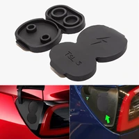 2022 new silicone charging port waterproof dustproof protective cover for tesla model 3 europe plug us plug car accessories