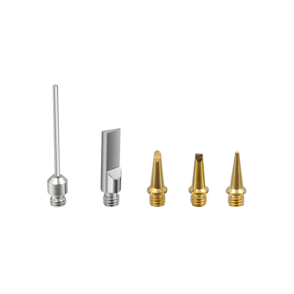 Паяльные жала паяльное жало комплект утюгов ручка серебро набор из 5 шт. медная