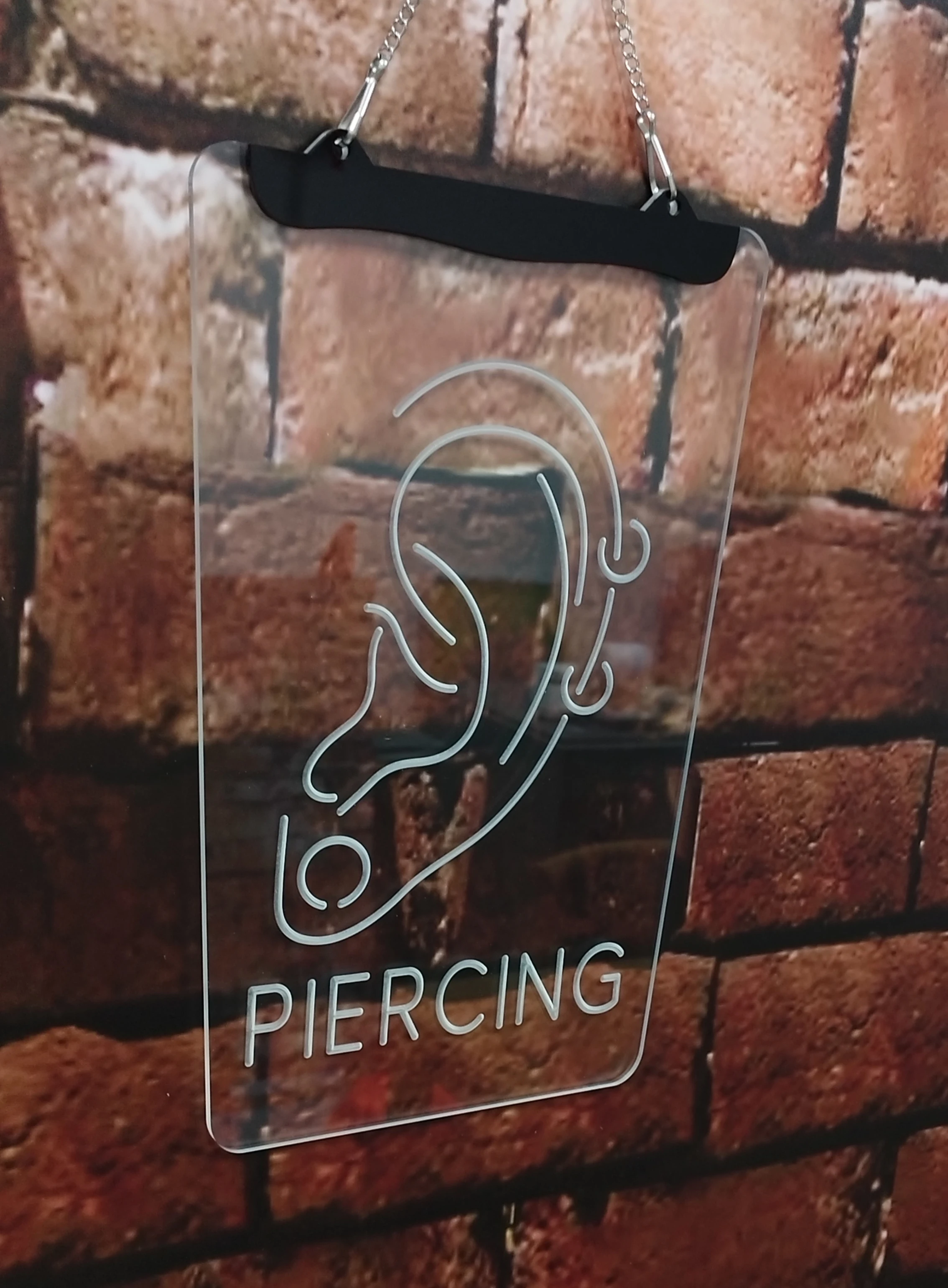 Магазин красоты Для Пирсинга Ушей тату-магазин искусственное неоновое 3D