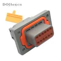 151020sets gray male connector deutsch original authentic dtm04 12pa l012 waterproof wiring electricity plug free shipping