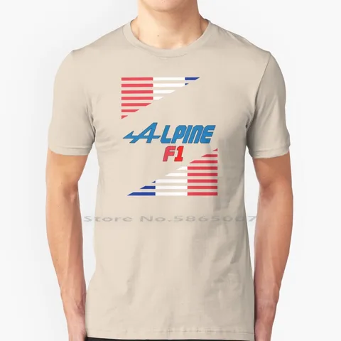 Альпийская футболка, 100% хлопок, 2021 команда автомобиля Alonso