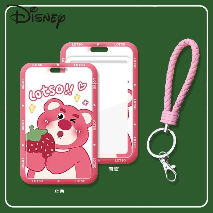 Disney's New Universal Strap Card Bag Fashion Cartoon Student Card Bag High Quality Multifunctional Storage ID Card Case