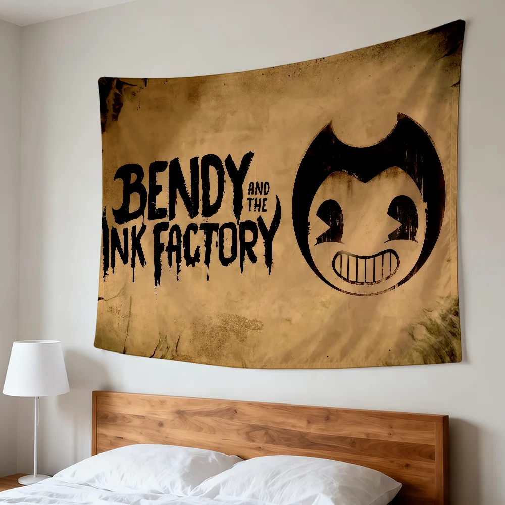 Фото Флаг B-BendyS And The Ink M-MachineS, прочный, для улицы и помещений, для патио, праздничное украшение, классический дизайн, для столбов, стен, комнат, баннер №4