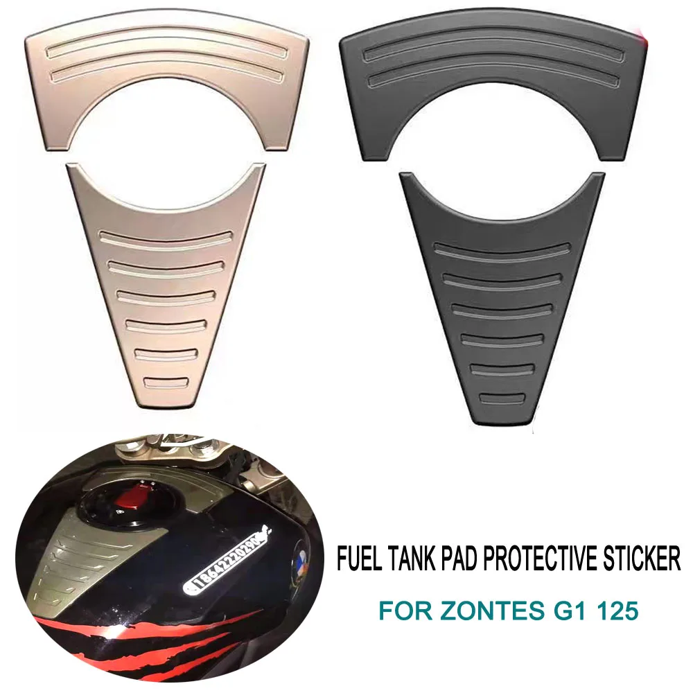 

For Zontes G1 125 125-G1 Motorcycle Fuel Tank Pad Protective Stickers Decals Aluminum Aloy