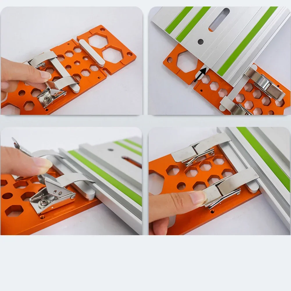 Рельсовая пила для деревообработки квадратная угловая Стопорная направляющая 90