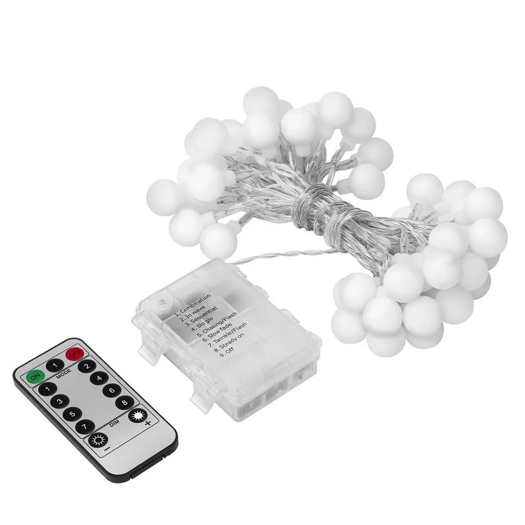 

Christmas Tree Lights Indoor Warm White 50 Ft Light Ball Clear Lights String 25 Count Mini Christmas Lights White Wire 50 Count