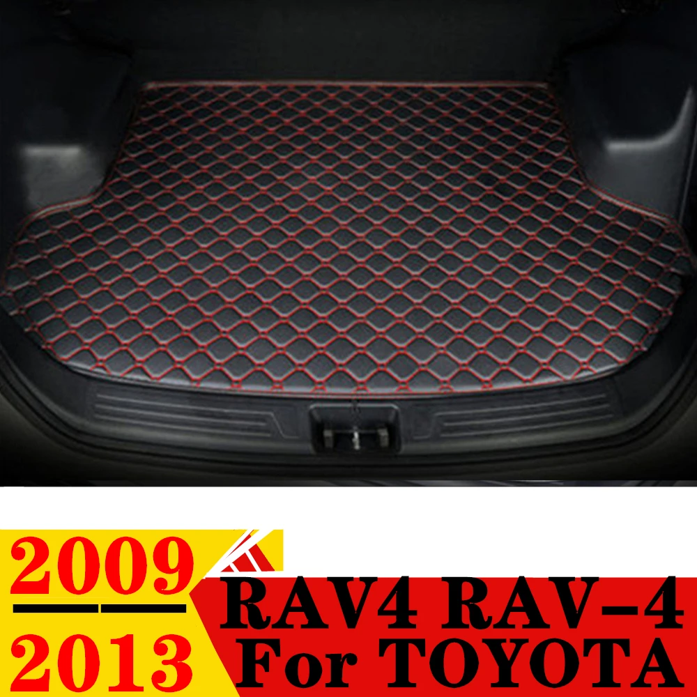 Коврик в багажник автомобиля для Toyota RAV4 2013 2012 2011 2010 2009 плоский боковой задний