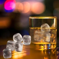 1pc transparent crystal ice drinks beer wine beverage cubes wine bar set chiller drop shipping