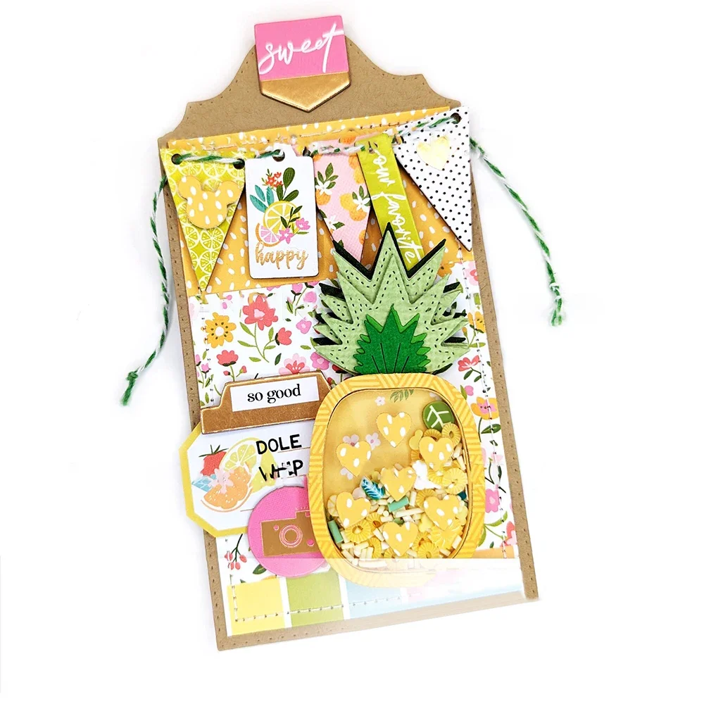 Рельефные рождественские тематические штампы с фруктами для чайных чашек