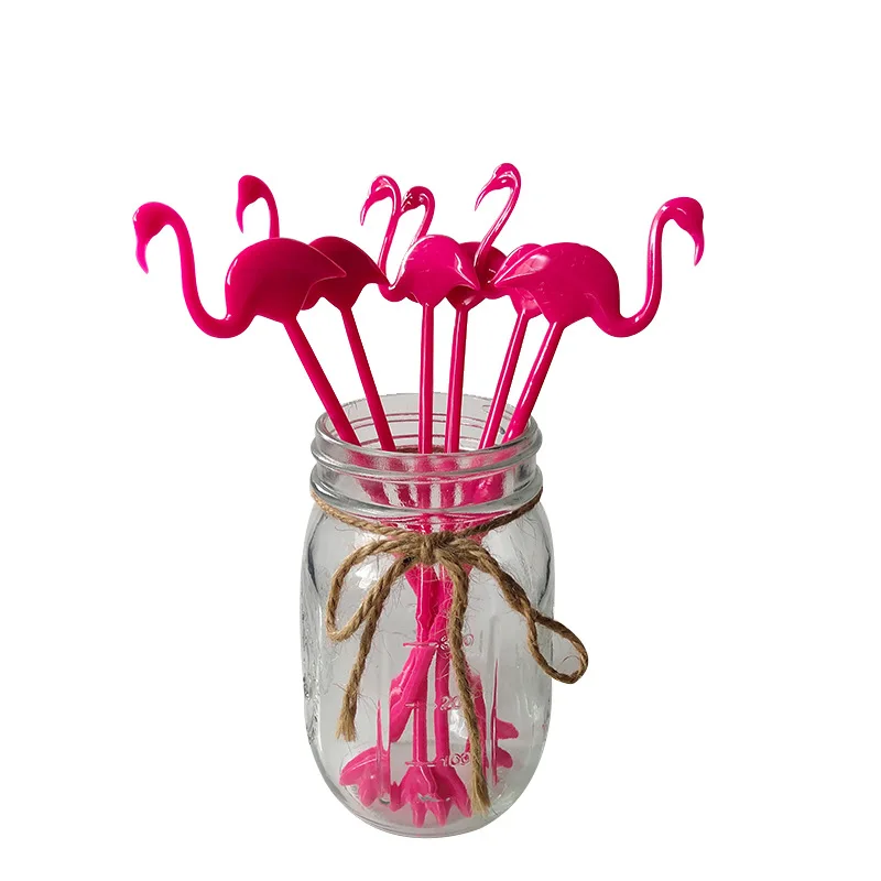

6 шт., коктейльные палочки с фламинго, КАКТУСОМ