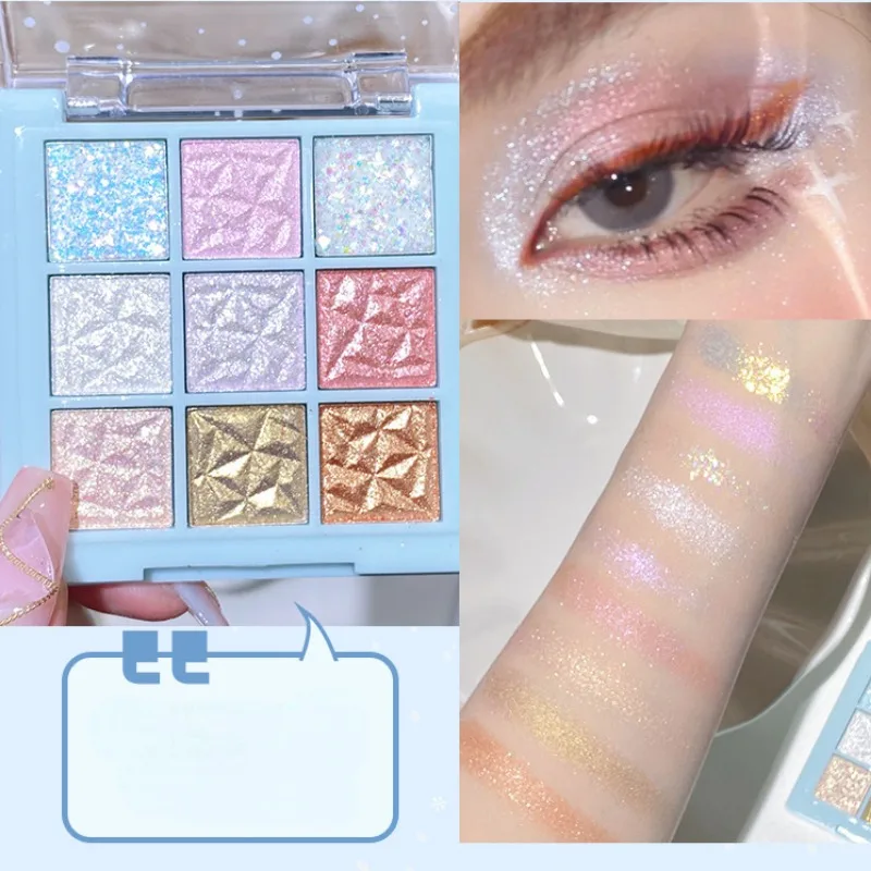 Палитра теней для век с алмазным блеском