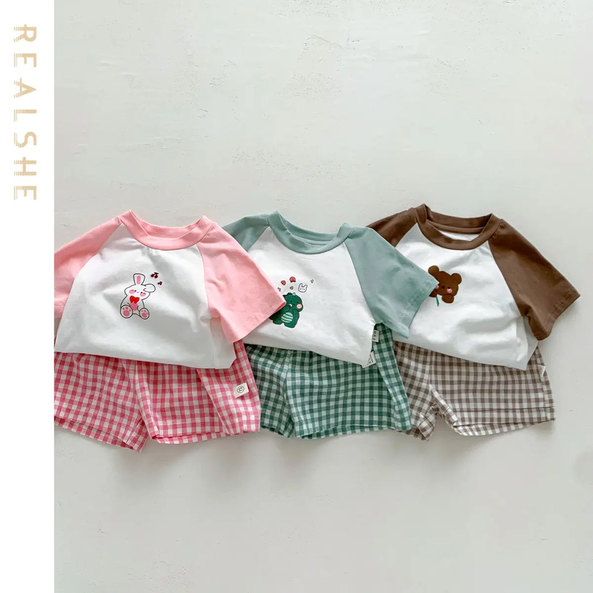 

Kids Baby Boy Clothes Summer Cartoon Sets 2Pcs Short Sleeve T-Shirt+Shorts Suis Child Girls Outfits Unisex Clothing
