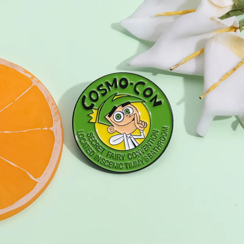 Эмалированная заколка с мультяшным рисунком под заказ непослушная шпилька для