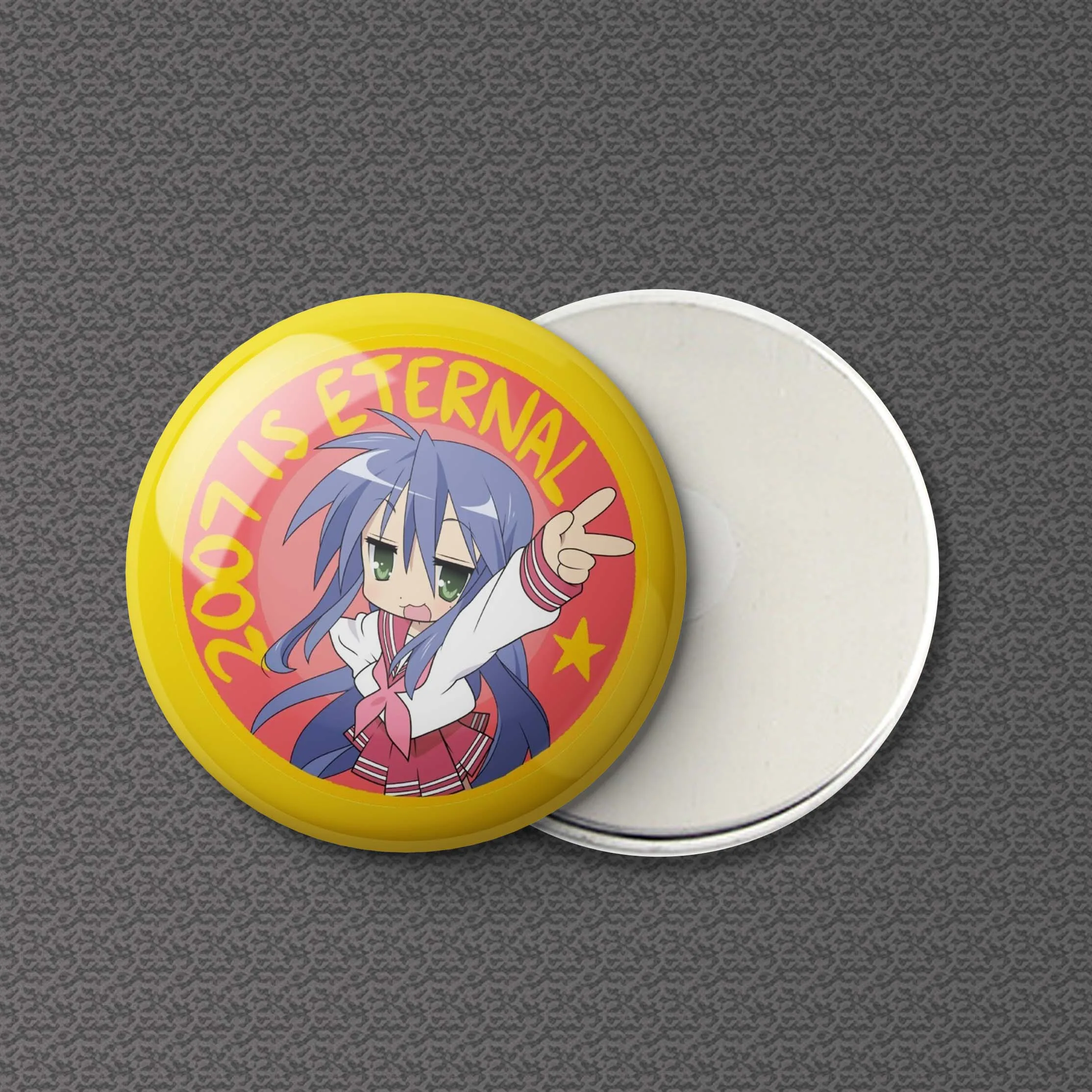 

Магнит на холодильник Lucky Star Konata 2007 вечный для кухни женский модный подарок для влюбленных доска ювелирные изделия металлический холодильн...