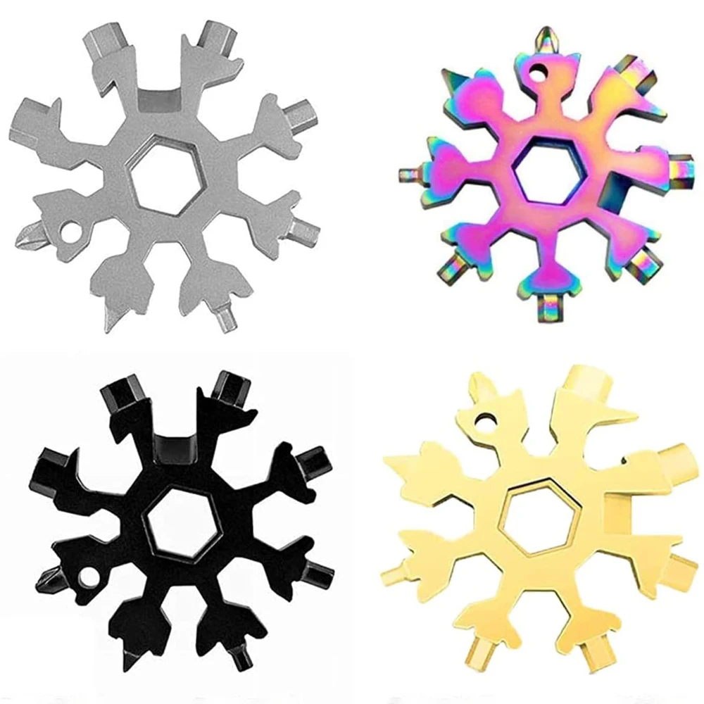 Портативный многофункциональный инструмент в виде снежинки Мини карманный