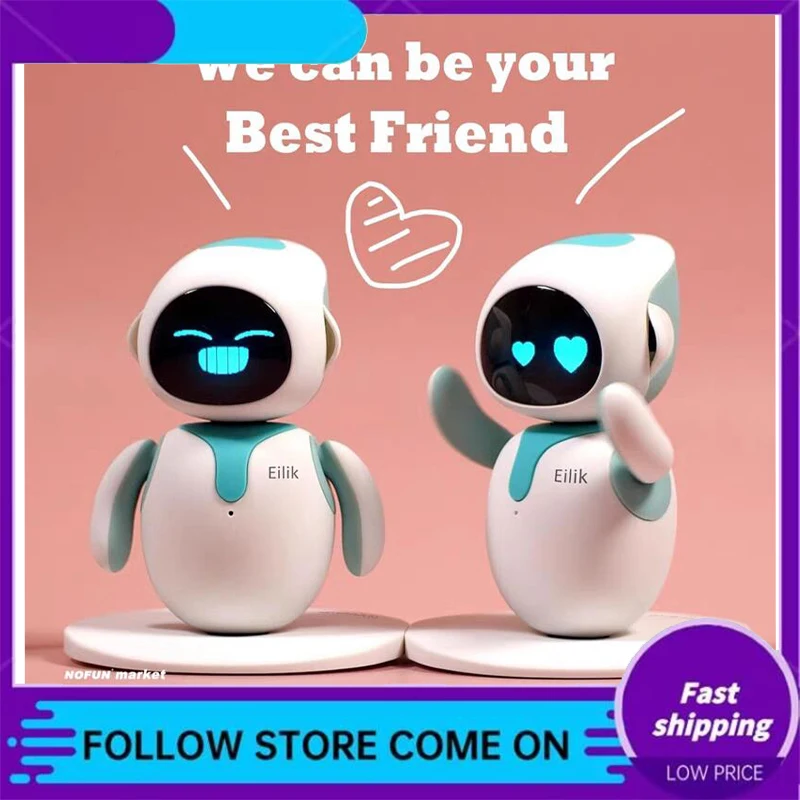 Eilik Smart Emo Pet Robot Ai Emotional Interaction Companion Длительный срок службы батареи Подарки для