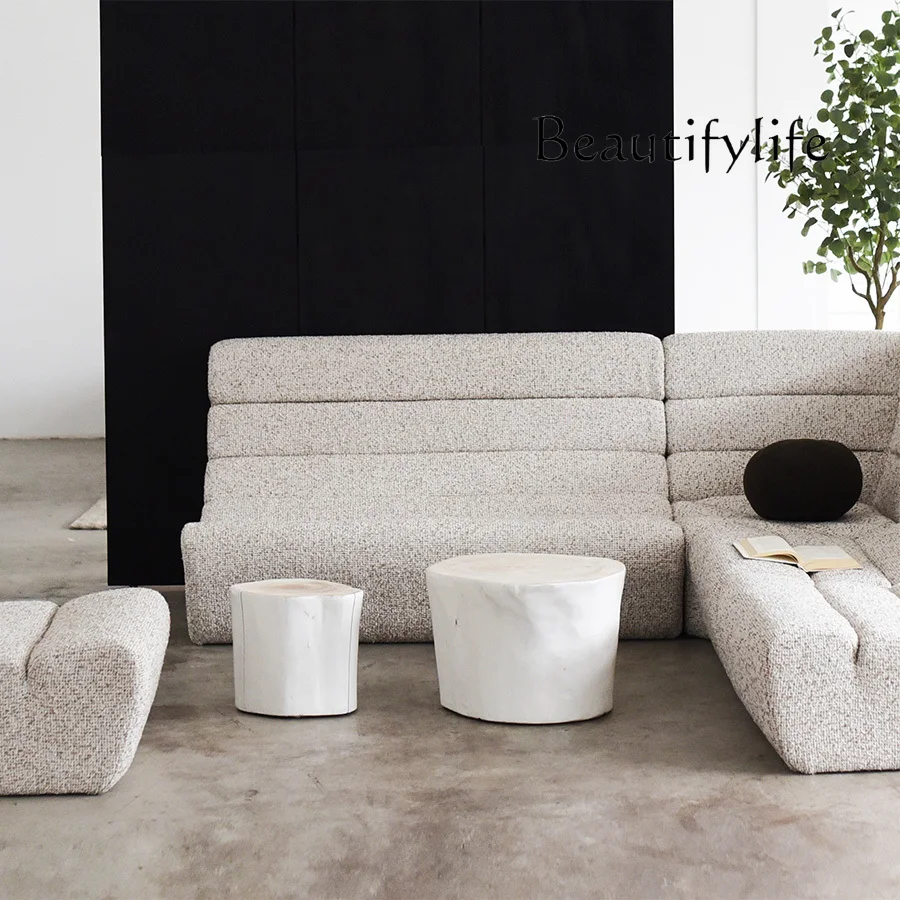 Современный минималистичный шикарный журнальный столик из дерева или камня в