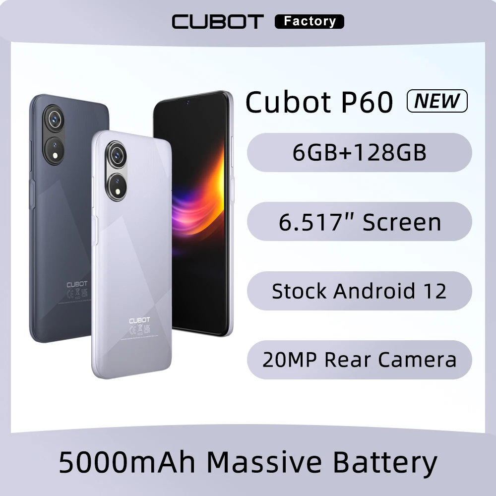 Cubot P60 Smartphone 6.517