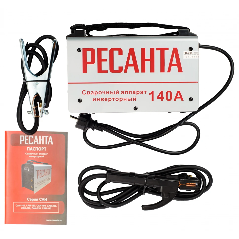 Inverter welding machine RESANTA SAI-140 Electrical inverter Welding unit set Arc-welding | Инструменты