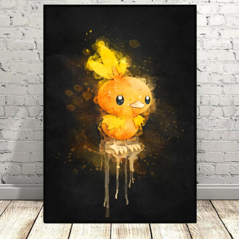 Фотография на холсте Покемон Мьюту плакаты игрушки современные домашние фигурки