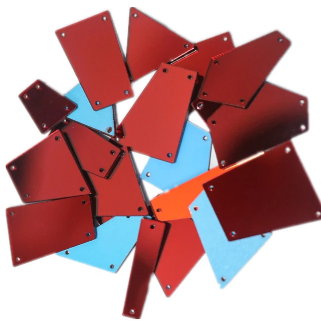 20 шт. разные размеры прозрачные кристаллы швейное зеркало аппликация со стразами