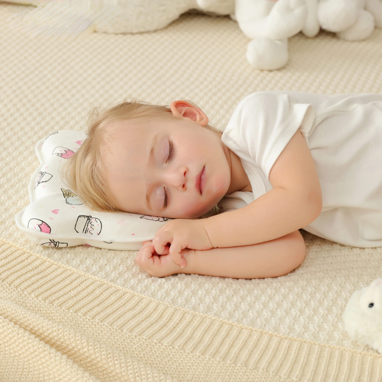 

Four seasons slow rebound universal baby stereotype pillow anti-bias memory foam baby pillow pillowcase