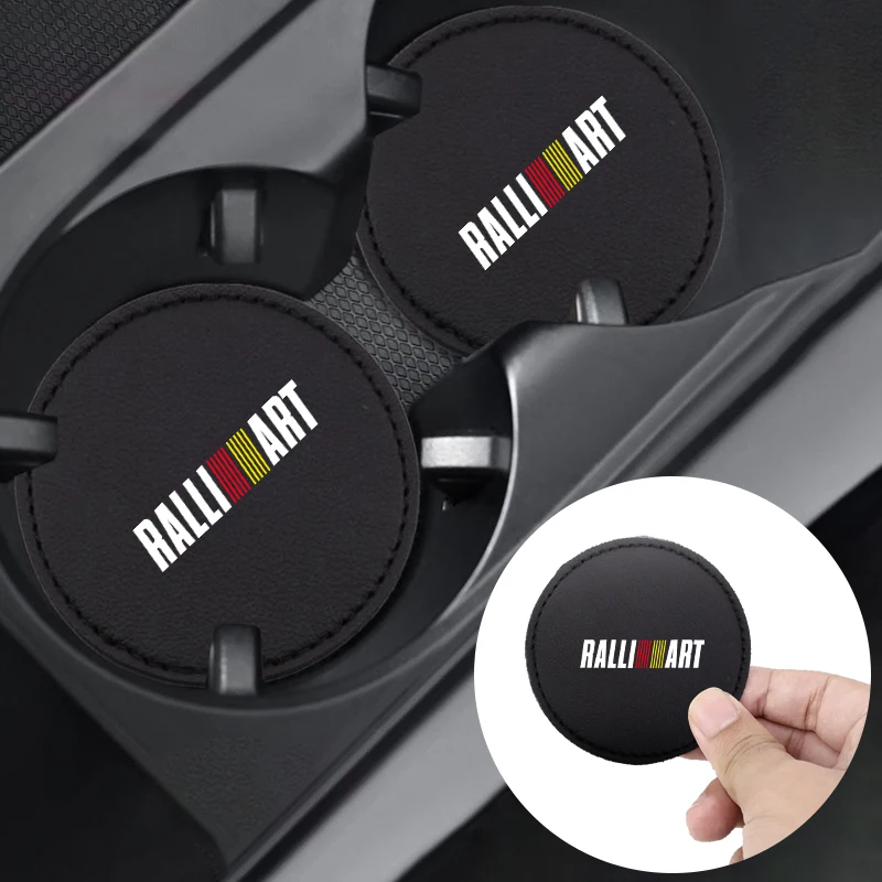 Автомобильный подстаканник с логотипом нескользящий коврик для Mitsubishi Ralliart Lancer 9
