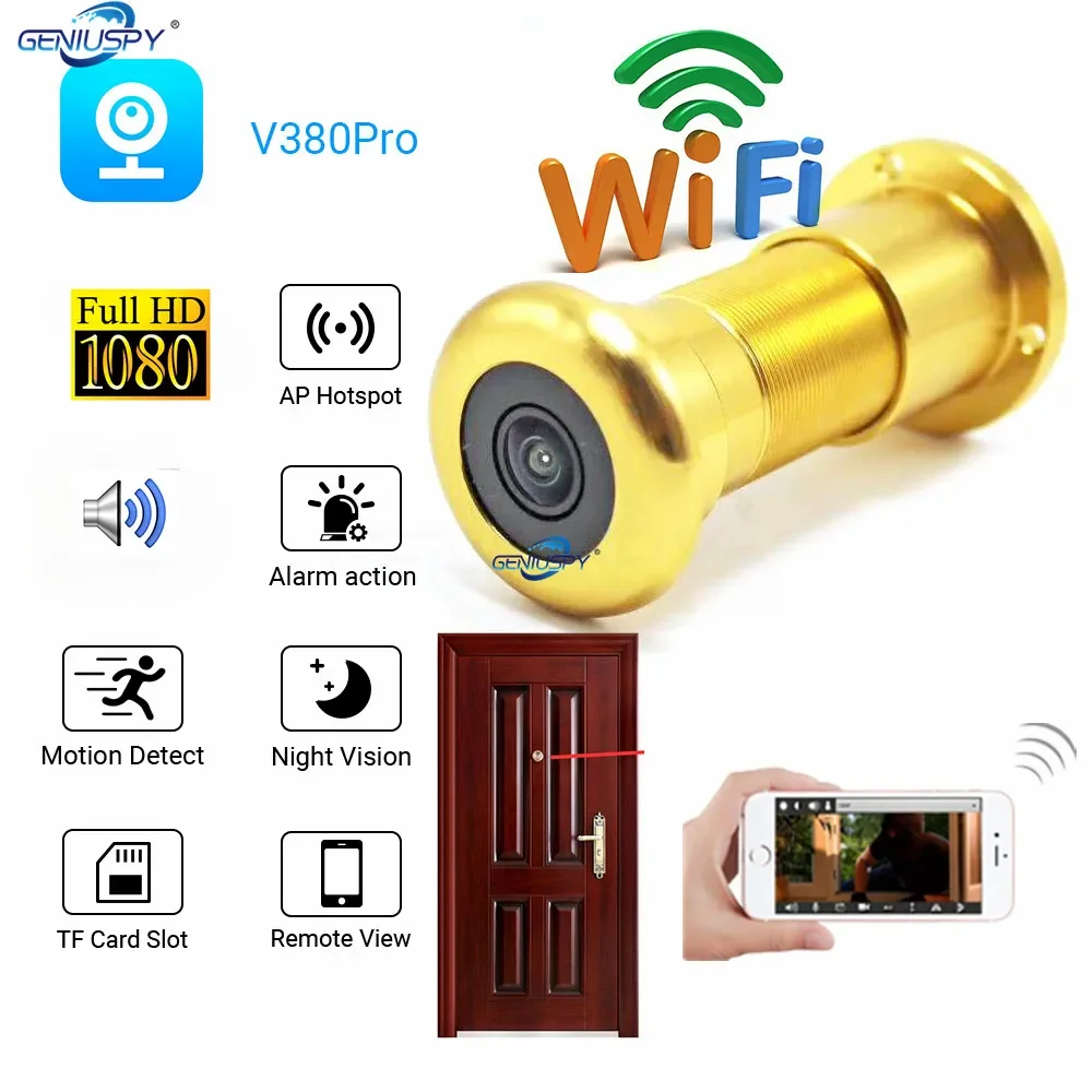 

GENIUSPY Беспроводная IP-камера для двери 1080P
