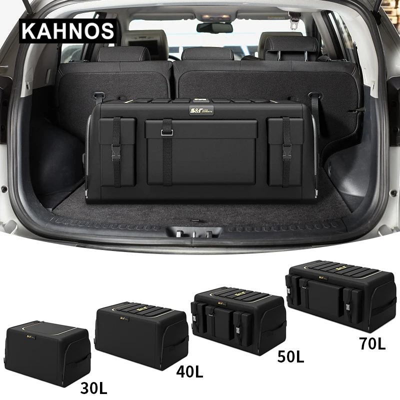 Car Trunk Organizer Box Multifunction Oxford Cloth Car Storage Box 40/50/70l Large Capacity Auto Foldable Storage Bag
