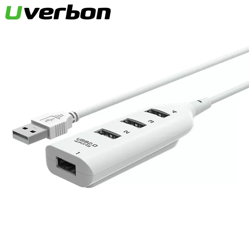 

4 Ports USB 2.0 Splitter Cable High Speed USB HUB USB Extender USB Splitter Adapter For Computer Desktop Notebook Laptop