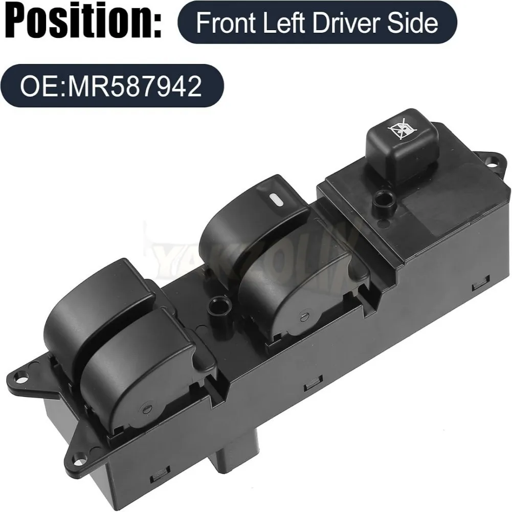 Фото MR587942 MR587951 MR587941 Переключатель управления стеклоподъемниками для Mitsubishi Pajero Montero III 3 Lancer Triton L200 Sport Grandis №2