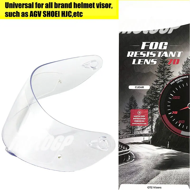 Spare 70 Max Vision Clear Anti-fog Patch Suitable for  K1 / K3 SV / K5 / Strada with GT2 Visor Compact Helmet Lens Anti-fog Film enlarge