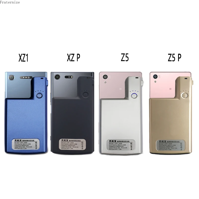 Z5 внешний аккумулятор зарядное устройство чехлы для Sony Xperia премиум портативный