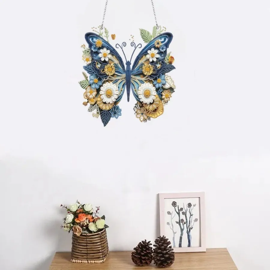 Набор Для Алмазной Живописи сделай Сам С Цветами И Бабочками Декоративная